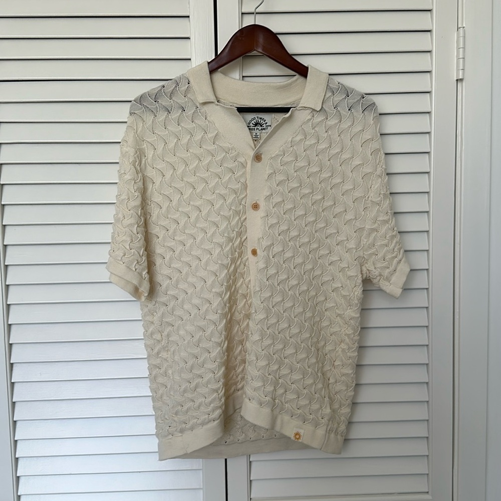 Free Planet button down shirt
